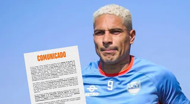 Paolo Guerrero deberá cumplir lo demandado por UCV, según comunicado.
