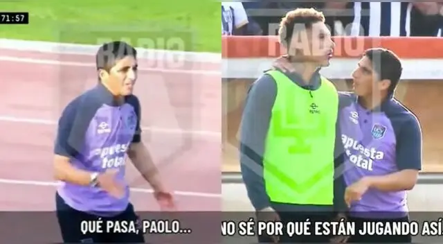 Este habría sido el diálogo entre Paolo Guerrero y 'Chicho' Salas en el Alianza Lima vs. UCV.