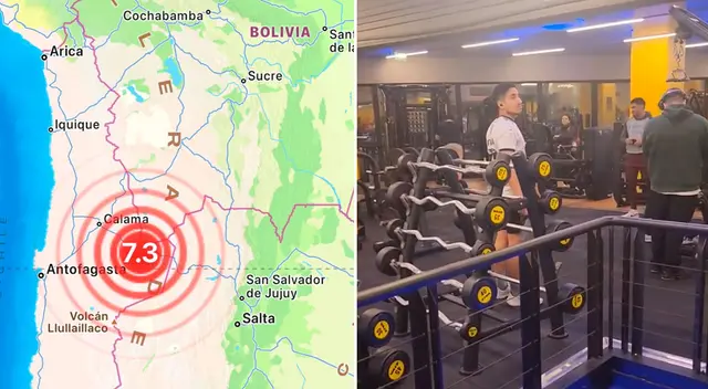 Así fue el sismo de magnitud 7,3 que sacudió Chile. Así fue el sismo de magnitud 7,3 que sacudió Chile.