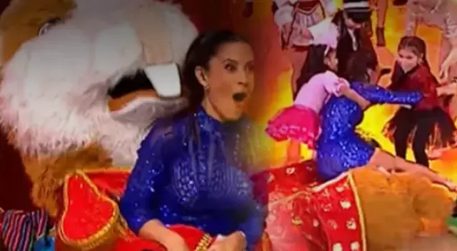 María Pía Copello se cae EN VIVO tras protagonizar baile con 'El Cuy'. María Pía Copello se cae EN VIVO tras protagonizar baile con 'El Cuy'.
