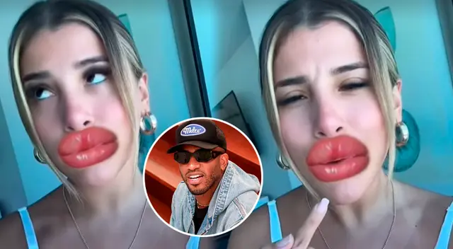 Yahaira Plasencia se une a trend y se burla de sus labios. Yahaira Plasencia se une a trend y se burla de sus labios.