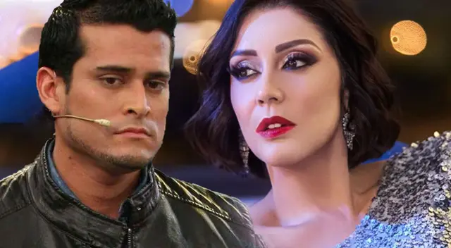 Karla Tarazona y su frío saludo a Christian Domínguez por su cumpleaños. Karla Tarazona y su frío saludo a Christian Domínguez por su cumpleaños.