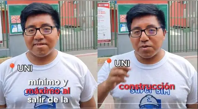 Estudiante de la UNI sorprende con monto que espera ganar mensualmente cuando egrese de su carrera.