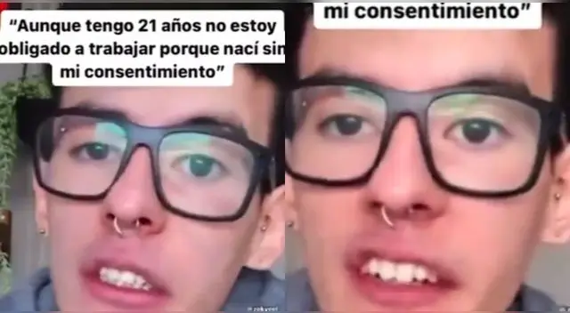 Joven sorprende con sus razones para no trabajar a sus 21 años y es viral en redes sociales.