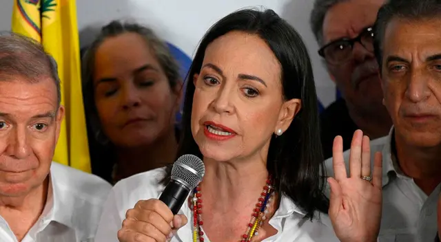 María Corina Machado no acepta la decisión del CNE que dio como vencedor a Nicolás Maduro.