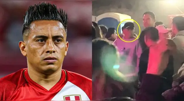 Christian Cueva es captado en un concierto de cumbia en Trujillo, pero se esconde cuando lo graban.