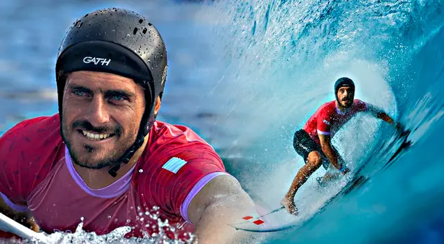 Alonso Correa va por todo en los cuartos de final de surf. Alonso Correa va por todo en los cuartos de final de surf.