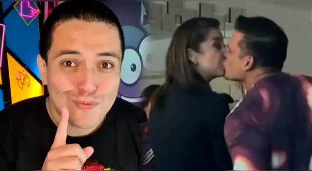 Samuel Suárez sorprendido con el beso entre Karla Tarazona y Christian Domínguez. Samuel Suárez sorprendido con el beso entre Karla Tarazona y Christian Domínguez.