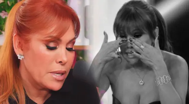 Magaly Medina muestra su lado sensible con su hermana. Magaly Medina muestra su lado sensible con su hermana.