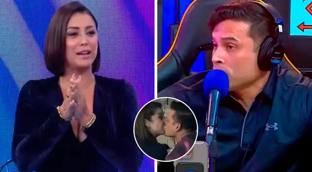 ¿Karla Tarazona minimizó el beso con Christian Domínguez?