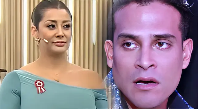 Karla Tarazona hace cruel broma a Christian Domínguez tras beso.