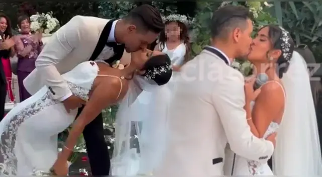 Melissa Paredes tiene románticas palabras para con Anthony Aranda en su boda.