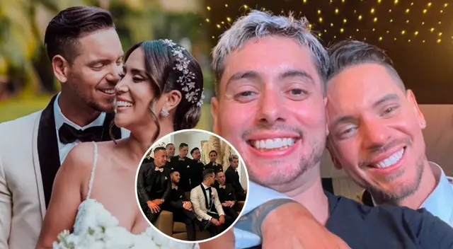 Patricio Parodi disfrutó de la boda de Melissa Paredes y Anthony Aranda.