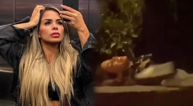 Vanessa López es captada en estado de ebriedad en zona residencial de Surco. Vanessa López es captada en estado de ebriedad en zona residencial de Surco.