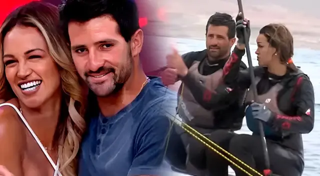 Angie Arizaga fue sorprendida en vivo por Stefano Peschiera. Angie Arizaga fue sorprendida en vivo por Stefano Peschiera.