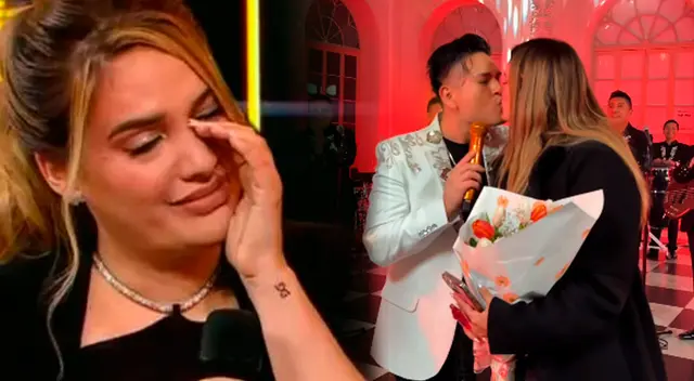 Deyvis Orosco emocionó a Cassandra Sánchez. Deyvis Orosco emocionó a Cassandra Sánchez.