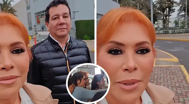 Magaly Medina sorprende al visitar Pachacamac junto a Patrick Llamo y Ney Guerrero.