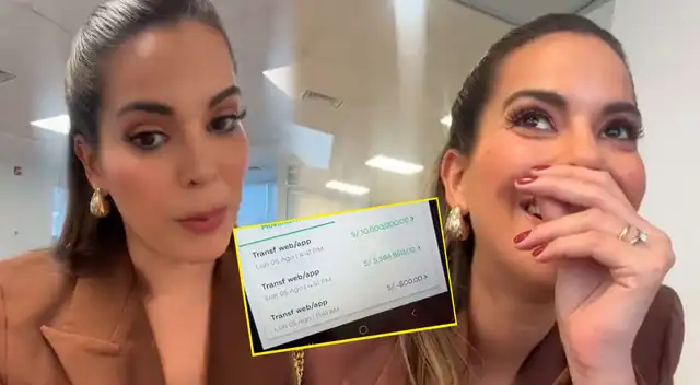 Valeria Piazza se emociona al conocer al ganador de la Tinka. Valeria Piazza se emociona al conocer al ganador de la Tinka.