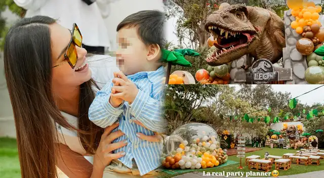 Natalie Vértiz emocionada por el cumpleaños de su segundo hijo.