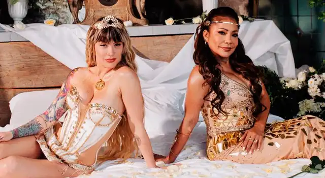 Leslie Shaw y Marisol se unen para cantar 'Hay niveles'.