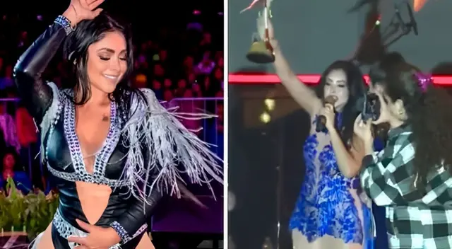 Pamela Franco recibe reconocimiento durante concierto en Huamachuco y tras reencuentro con Christian Cueva Pamela Franco recibe reconocimiento durante concierto en Huamachuco y tras reencuentro con Christian Cueva