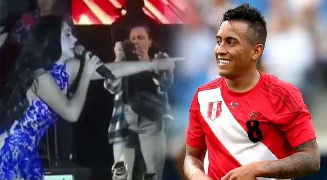 Pamela Franco le canta al amor en Huamachuco.