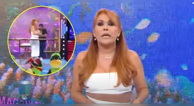 Magaly Medina pasa bochornoso momento al tener percance en vivo