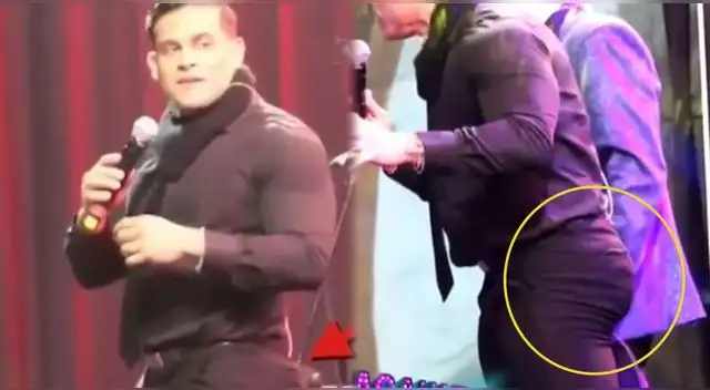 Christian Domínguez se roba las miradas por su nuevo ‘totó’.