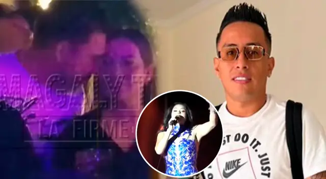 Pamela López captada por 'Magaly TV La Firme'.