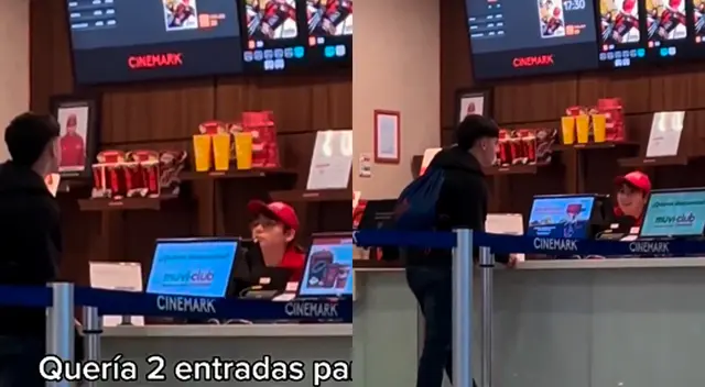 El joven jamás pensó que la chica iba a tener increíble respuesta. El joven jamás pensó que la chica iba a tener increíble respuesta.