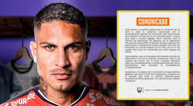 La Cámara de Conciliación y Disputas de la FPF dictaminó por resolver el contrato entre Paolo Guerrero y la UCV. La Cámara de Conciliación y Disputas de la FPF dictaminó por resolver el contrato entre Paolo Guerrero y la UCV.