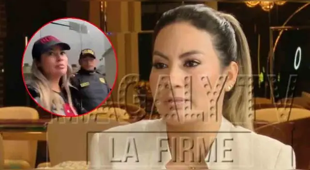 Pamela López denuncia chantaje y extorsión ante Dirincri. Pamela López denuncia chantaje y extorsión ante Dirincri.