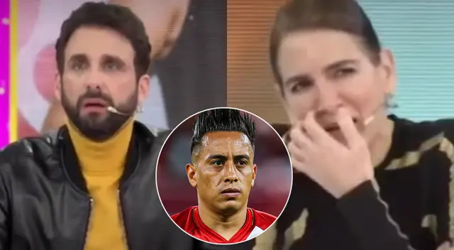 Peluchín y Gigi Mitre quedan en shock al conocer la edad de Christian Cueva. Peluchín y Gigi Mitre quedan en shock al conocer la edad de Christian Cueva.