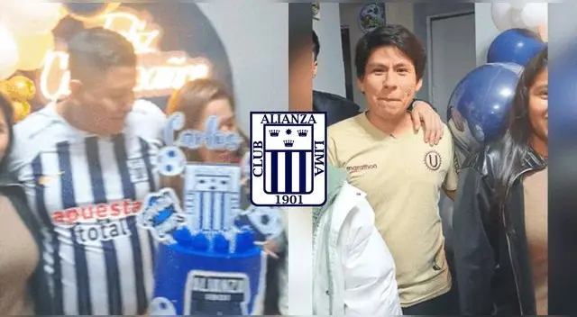 Joven celebra su cumpleaños con temática de Alianza Lima, pero su amigo rompe el código de vestimenta. Joven celebra su cumpleaños con temática de Alianza Lima, pero su amigo rompe el código de vestimenta.
