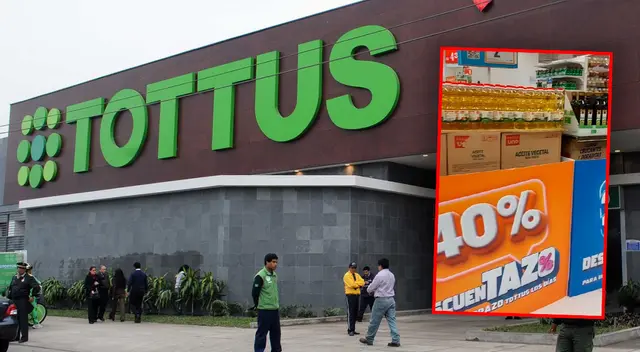 Tottus brinda descuentos en productos hasta el 28 de agosto. Tottus brinda descuentos en productos hasta el 28 de agosto.