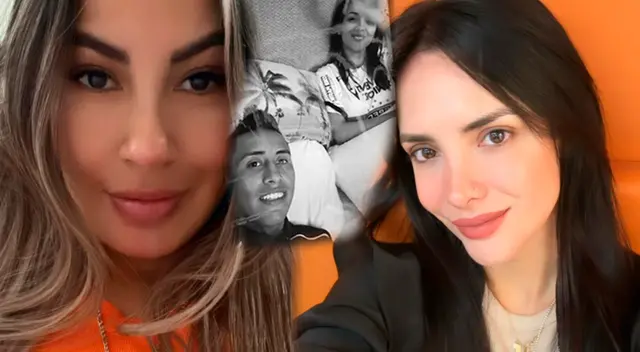 Pamela López es captada mientras aparece foto de Christian Cueva y Roságela Espinoza. Pamela López es captada mientras aparece foto de Christian Cueva y Roságela Espinoza.