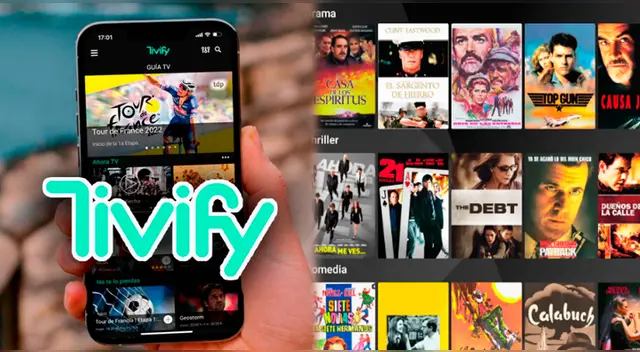 Tivify es una aplicación española de IPTV que cuenta con legalidad.