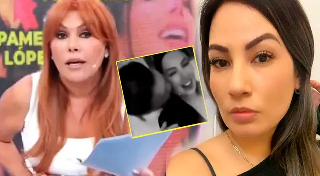 Magaly Medina enfurece con Pamela López. Magaly Medina enfurece con Pamela López.