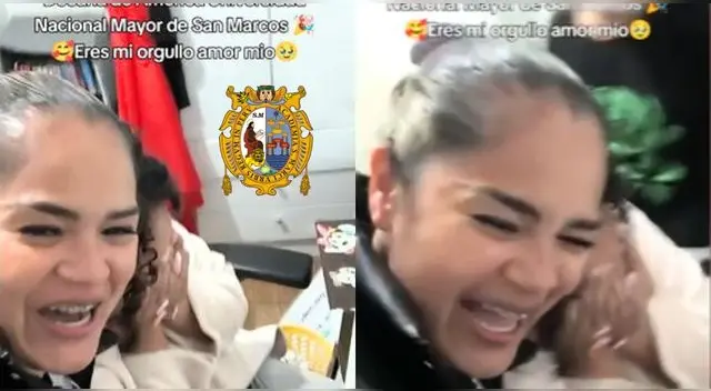 Madre peruana explotó en felicidad al saber que su hija de 17 años logró ingresar a la UNMSM.