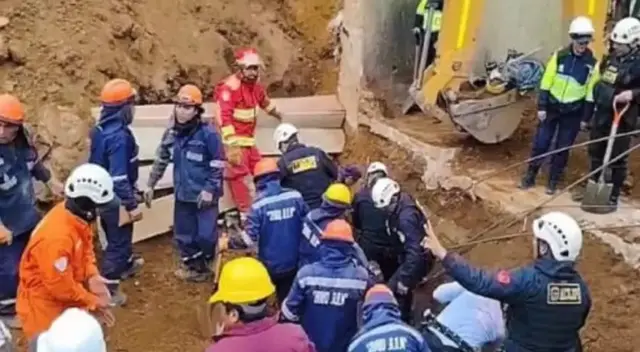 El trágico incidente se produjo cuando se realizaban obras en Huancavelica. El trágico incidente se produjo cuando se realizaban obras en Huancavelica.