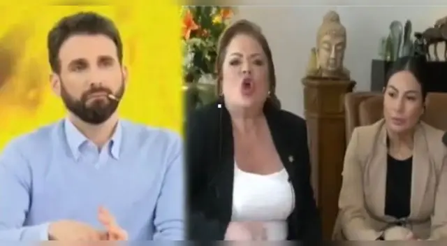 Rosario Sasieta encara a Rodrigo González.