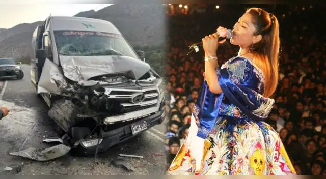 El accidente vehicular dejó heridos a varios de los músicos de Sonia Morales.