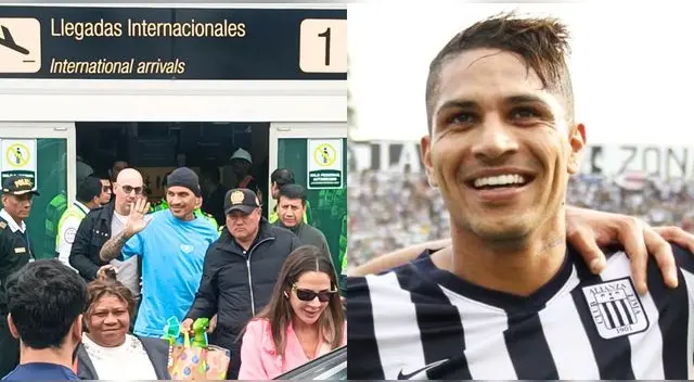 Paolo Guerrero llegó al Perú para su presentación oficial como nuevo jugador de Alianza Lima.