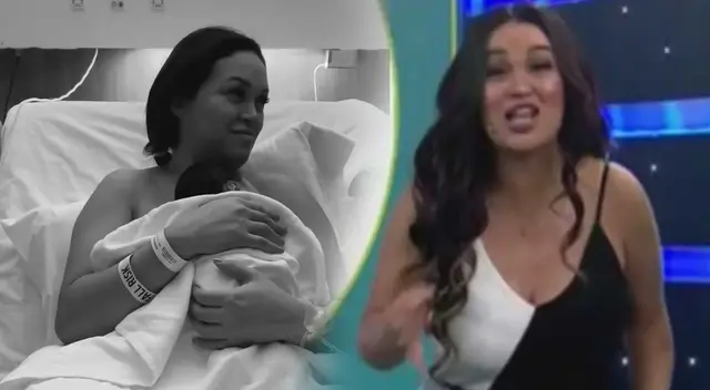 Angie Arizaga reaparece como conductora de televisión tras dar a luz. Angie Arizaga reaparece como conductora de televisión tras dar a luz.