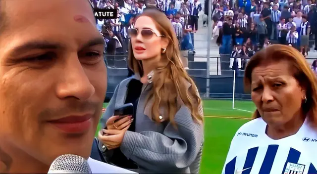 Doña Peta y Ana Paula Consorte se muestran distantes en la presentación de Guerrero en Alianza Lima Doña Peta y Ana Paula Consorte se muestran distantes en la presentación de Guerrero en Alianza Lima