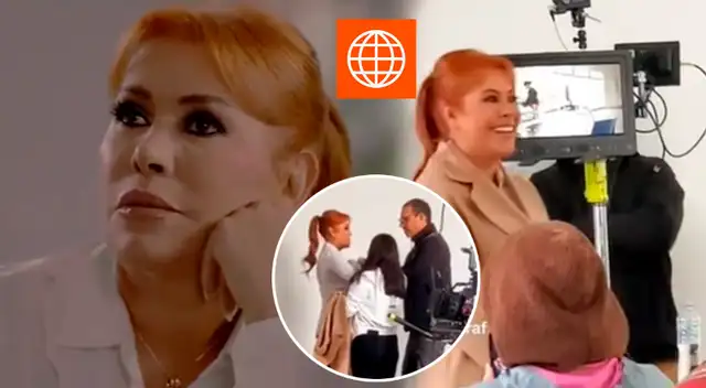 Comparten el detrás de cámaras del comercial grabado por Magaly Medina. Comparten el detrás de cámaras del comercial grabado por Magaly Medina.