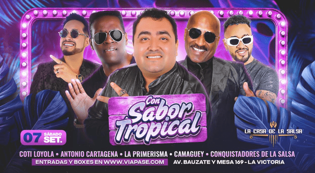 Con Sabor Tropical en la Casa de la Salsa Con Sabor Tropical en la Casa de la Salsa