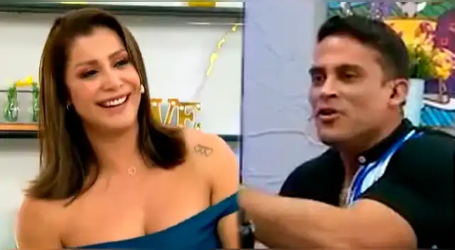 Karla Tarazona y Christian Domínguez se enteraron en vivo que podrían volver a contraer matrimonio. Karla Tarazona y Christian Domínguez se enteraron en vivo que podrían volver a contraer matrimonio.