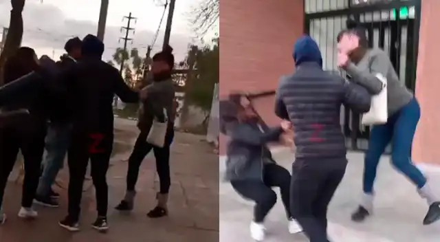 La pelea de una pareja que se convirtió en viral en Argentina.