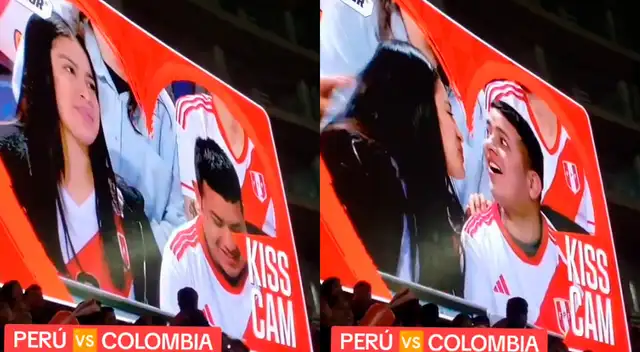 El joven se volvió viral por haber negado el beso de su acompañante.